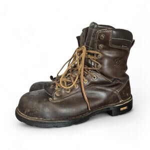 Danner Quarry USA 8" Gore-Tex Brown AT Composite Toe Men's Size 12 D 17307 Used